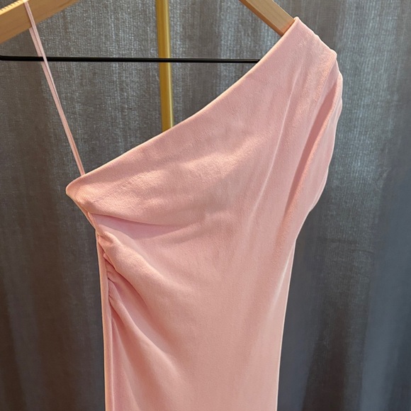Zara Soft Pink One-Shoulder Dress - Picture 5 of 5